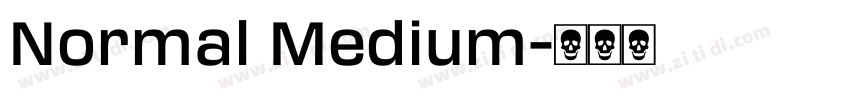 Normal Medium字体转换